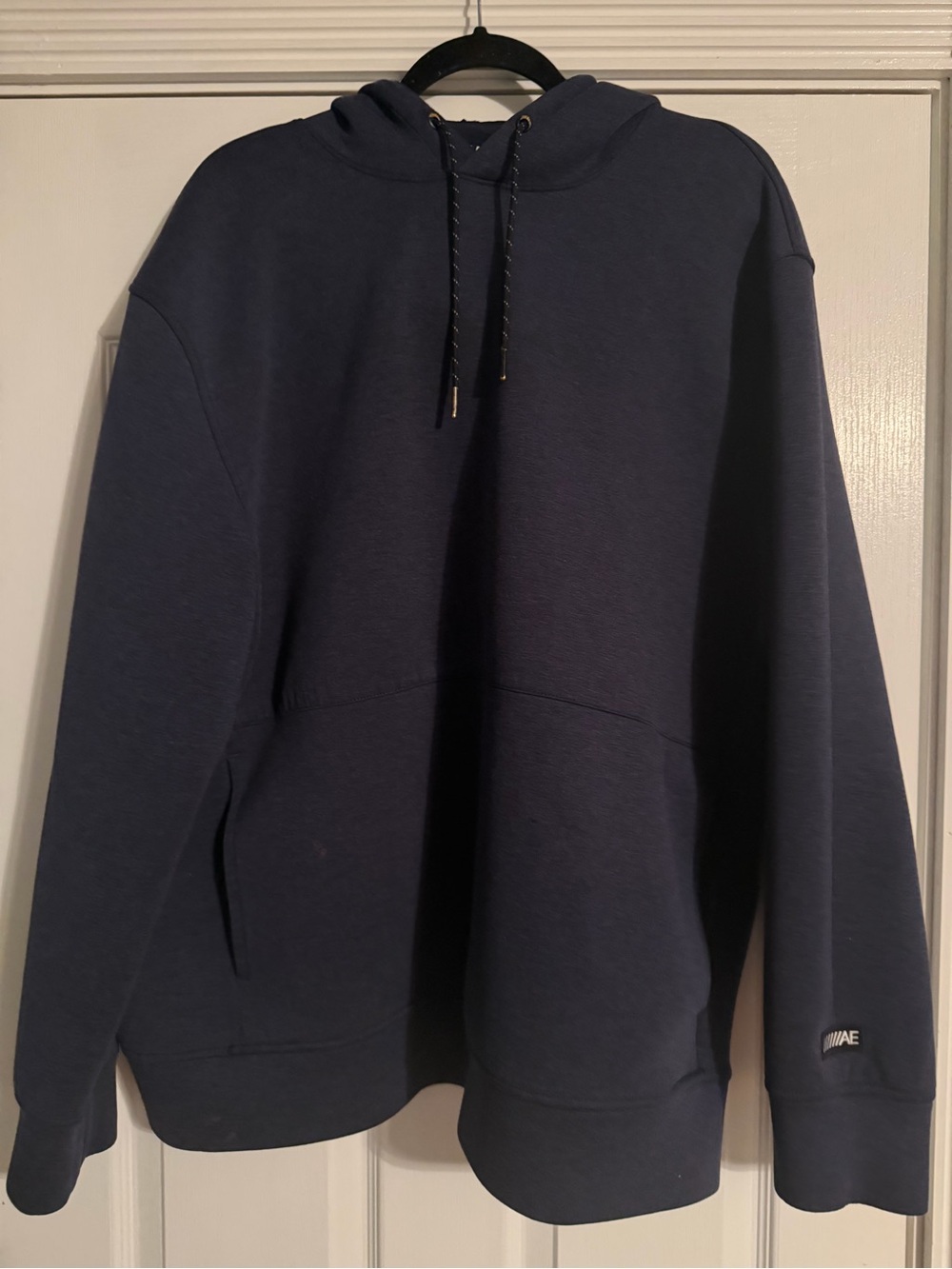 American Eagle Outfitters Navy Hooded Pullover Sweatshirt